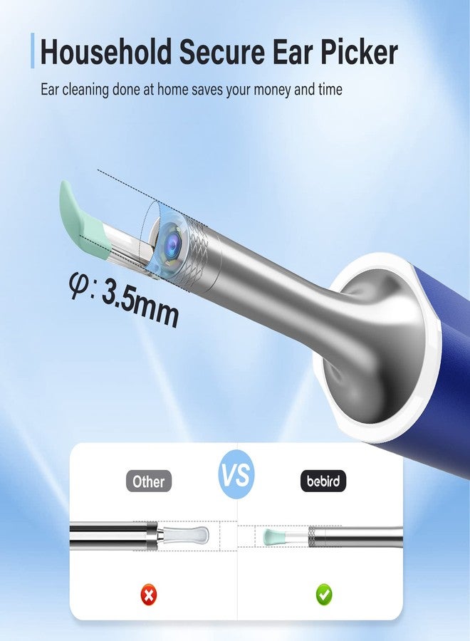 Bebird Ear Wax Removal Tool Camera, Ear Wax Removal, Bebird Ear Cleaner with Camera with 1080P Otoscope with Light, Ear Wax Removal Kit with 9 Ear Pick, Ear Camera Compatible for iPhone, iPad, Android Phone - Image 5